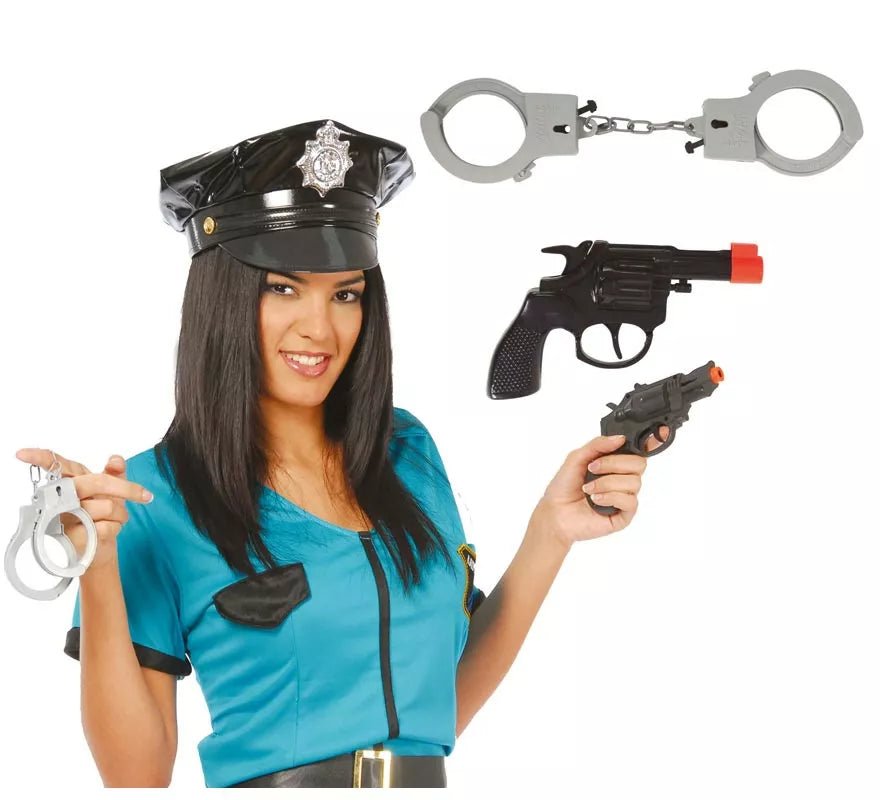 Translation missing: es.Set de pistola revolver con esposas
