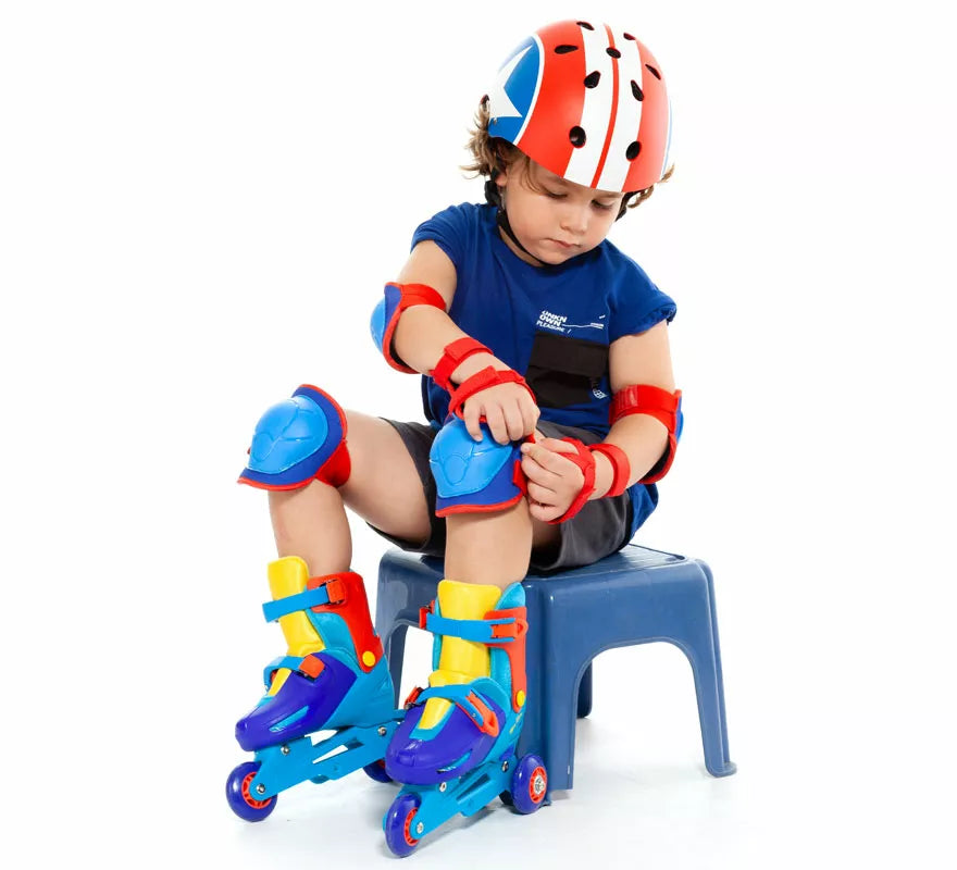 Set de Protecciones azul de 6 Piezas