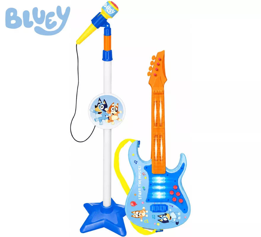 Translation missing: es.Set Guitarra y Micrófono Bluey con Funciones