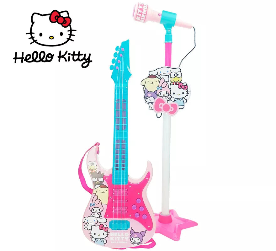Translation missing: es.Set Guitarra y Micrófono Hello Kitty con Funciones