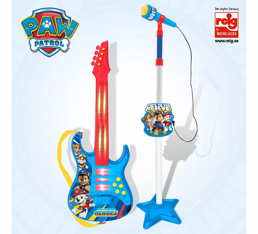 Translation missing: es.Set Guitarra y Micrófono La Patrulla Canina con Funciones