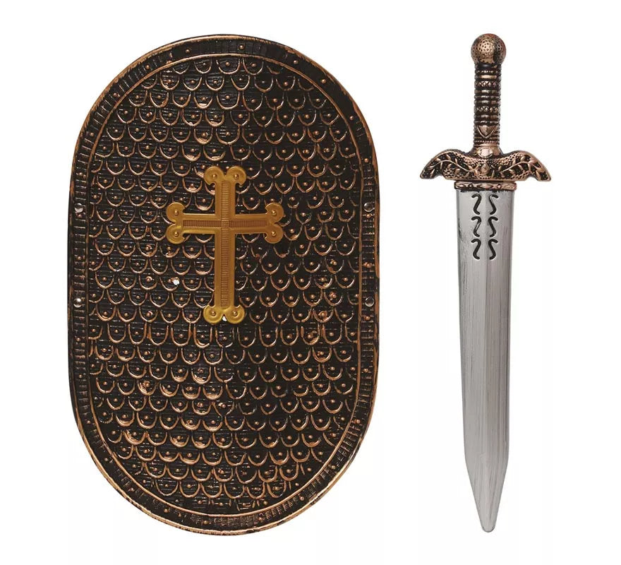 Translation missing: es.Set Medieval: Escudo y espada para niños