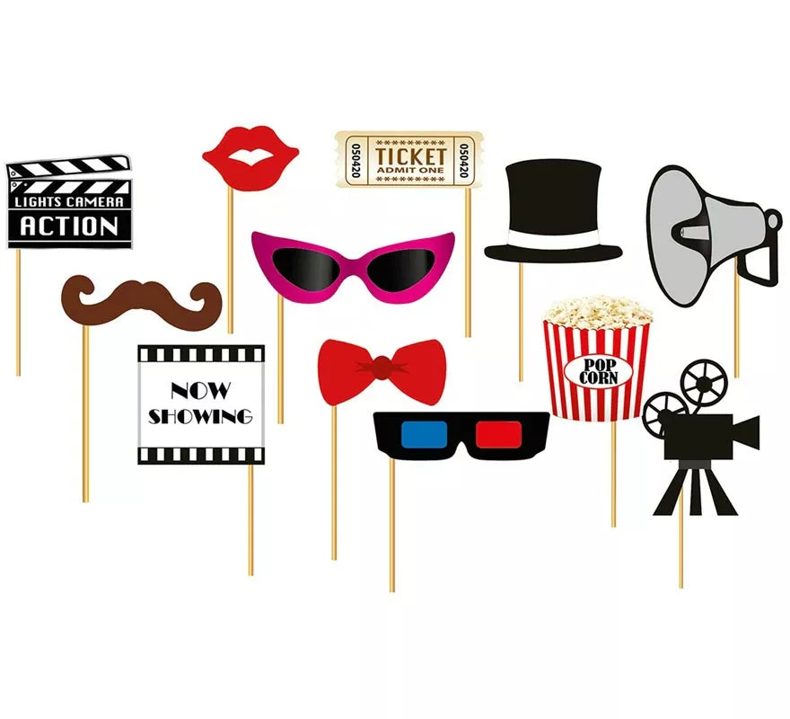 Translation missing: es.Set para Photocall cine 12 Pcs