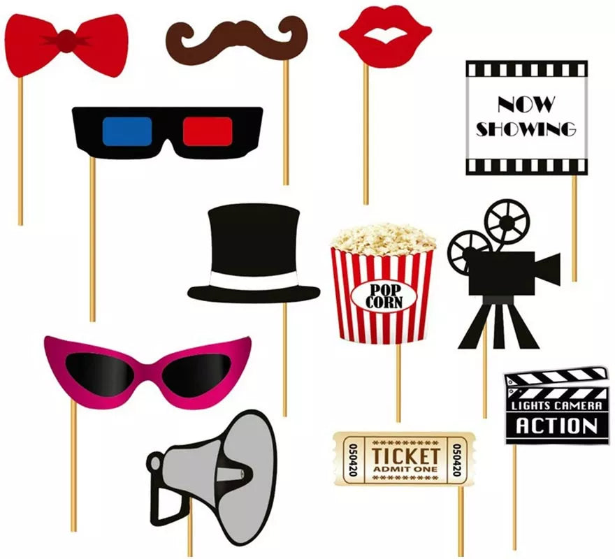 Translation missing: es.Set para Photocall cine 12 Pcs