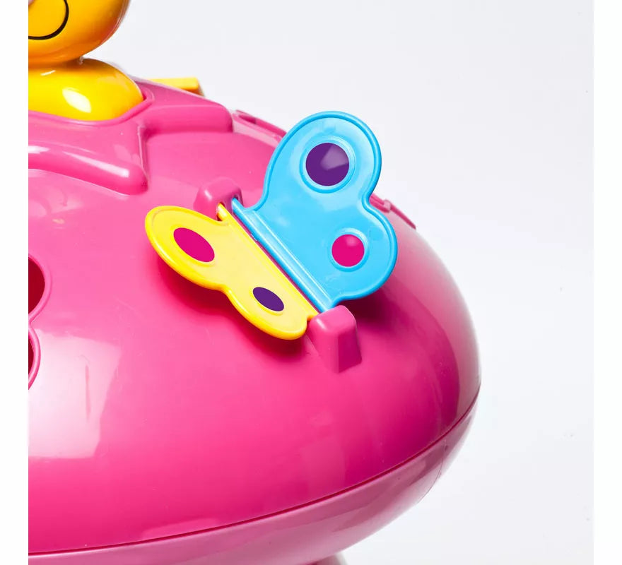 Seta de Actividades Musical rosa infantil