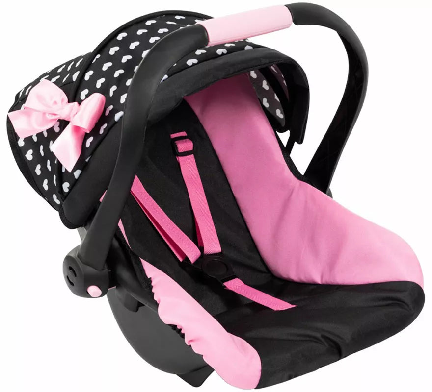 Translation missing: es.Silla de Coche para Muñecas negro y rosa