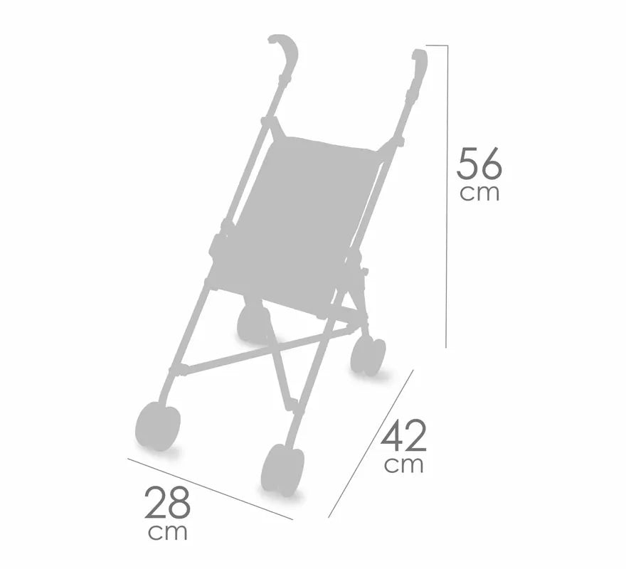 Translation missing: es.Silla de Muñecas de hasta 48 cm azul Plegable