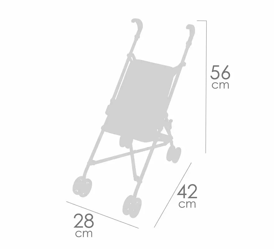 Silla de Muñecas de hasta 48 cm Plegable