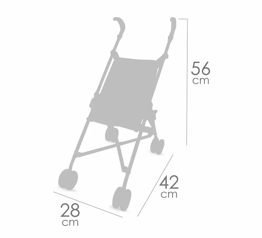 Translation missing: es.Silla de Muñecas de hasta 48 cm rosa Plegable