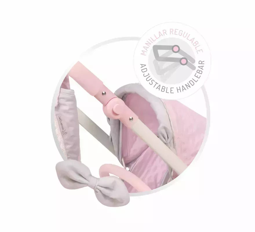 Silla de Muñecas de hasta 52 cm Gemelar Plegable Multiposición