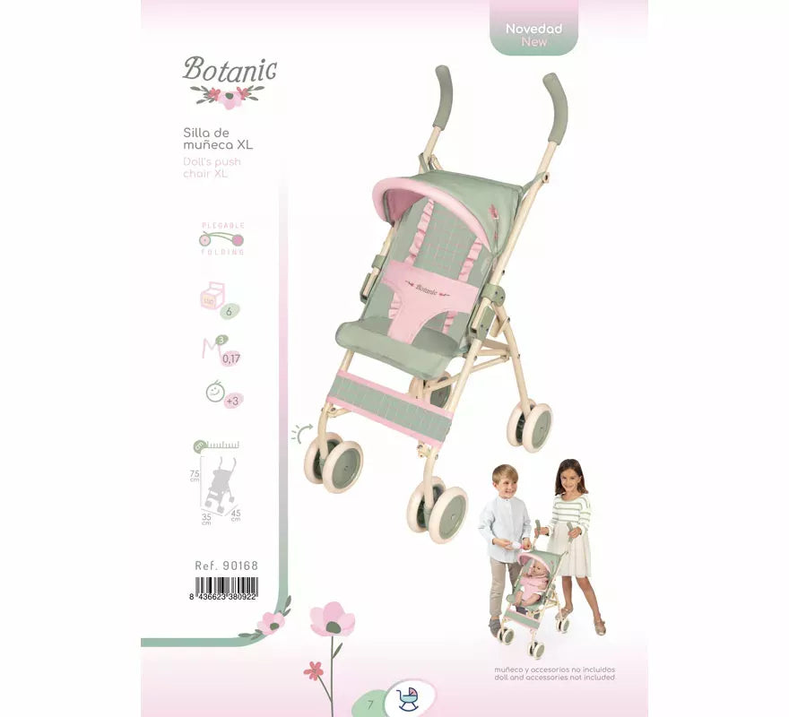 Translation missing: es.Silla de Muñecas de hasta 52 cm Grande con Capota