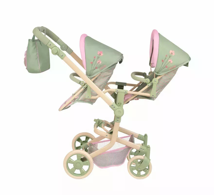 Silla de Muñecas de hasta 52 cm Multiposición Gemelar Plegable