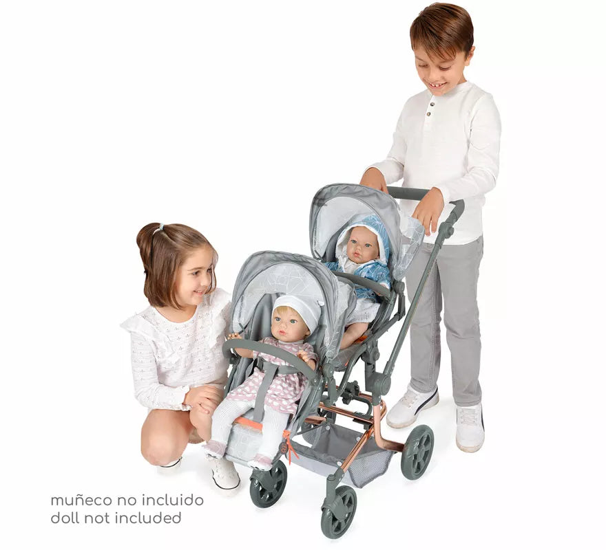 Translation missing: es.Silla Gemelar de Muñecas de hasta 52 cm Plegable Multiposición