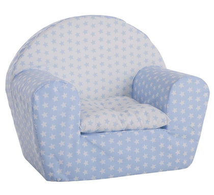 Sillon Azul Estrellas Con Cojin