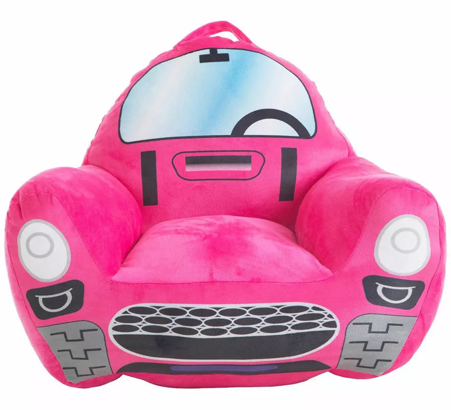 Translation missing: es.Sillón Coche fucsia infantil de 52x48x51 cm