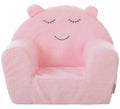 Sillón de Borreguillo rosa infantil