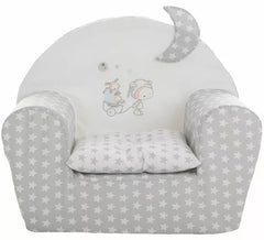 Sillón Estrellas infantil de 44x34x53 cm