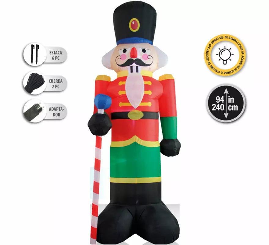 Translation missing: es.Soldadito de Plomo Hinchable con LED de 240 cm