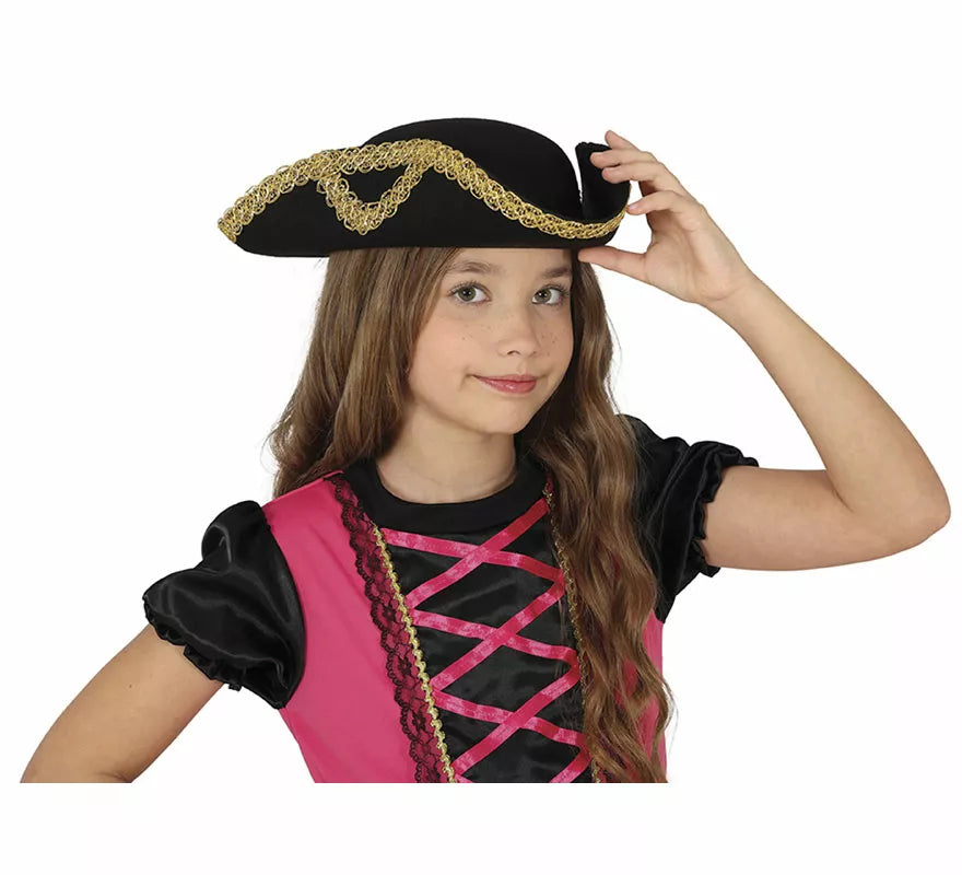 Translation missing: es.Sombrero Almirante o Pirata de fieltro infantil