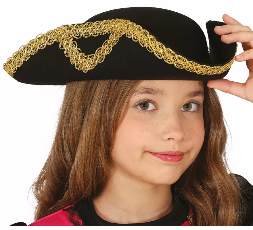 Translation missing: es.Sombrero Almirante o Pirata de fieltro infantil