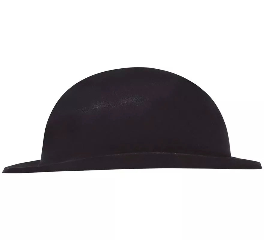 Translation missing: es.Sombrero Bombín flocado negro infantil