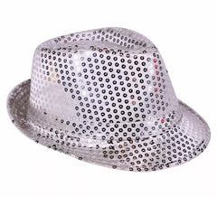 Sombrero con lentejuelas en varios colores