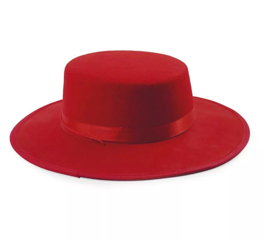 Translation missing: es.Sombrero Cordobés de fieltro rojo infantil