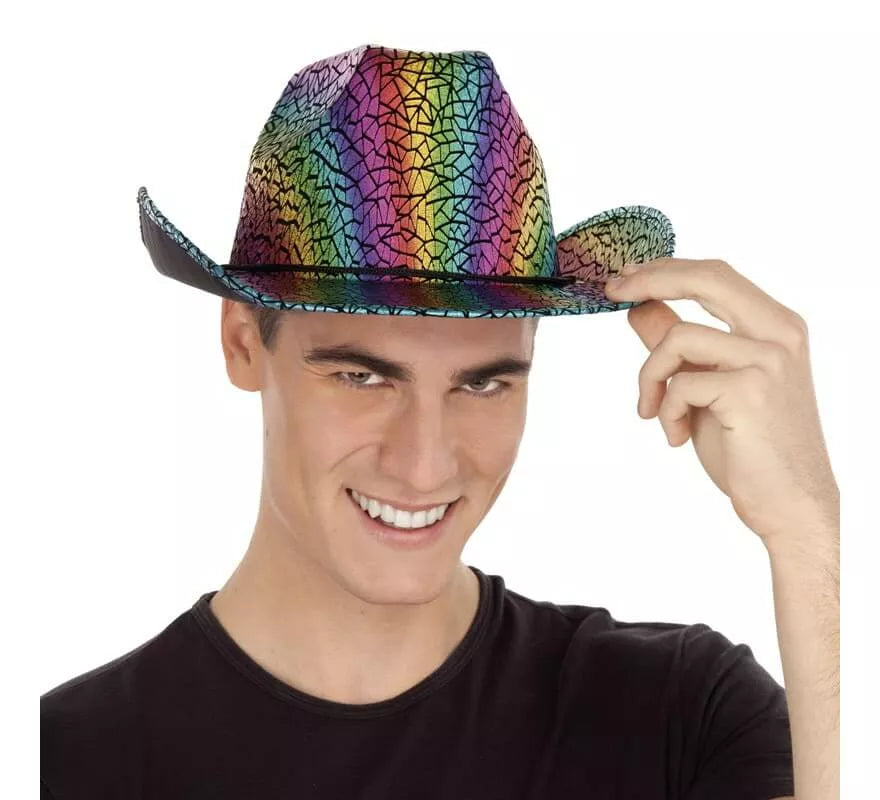 Translation missing: es.Sombrero Cowboy Animal Print Arcoíris