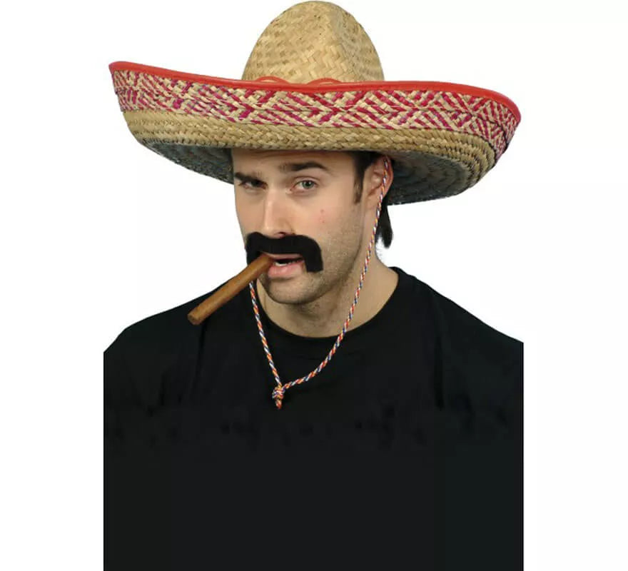 Translation missing: es.Sombrero de Bandolero Mexicano de Paja