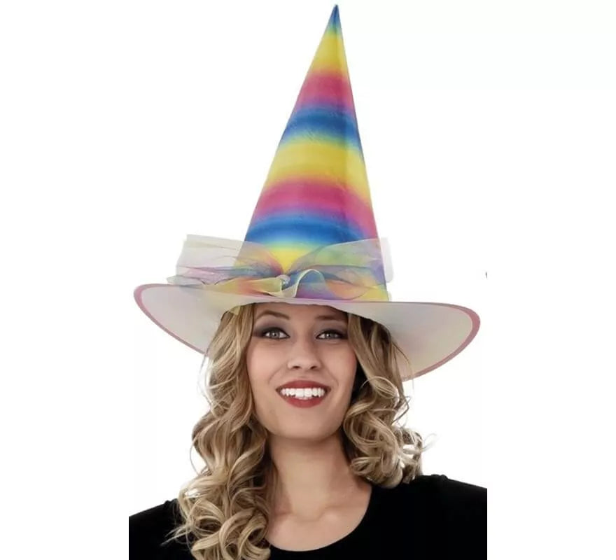 Translation missing: es.Sombrero de Bruja Arcoíris de 58 cm