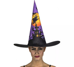 Sombrero de Bruja con Casa Encantada