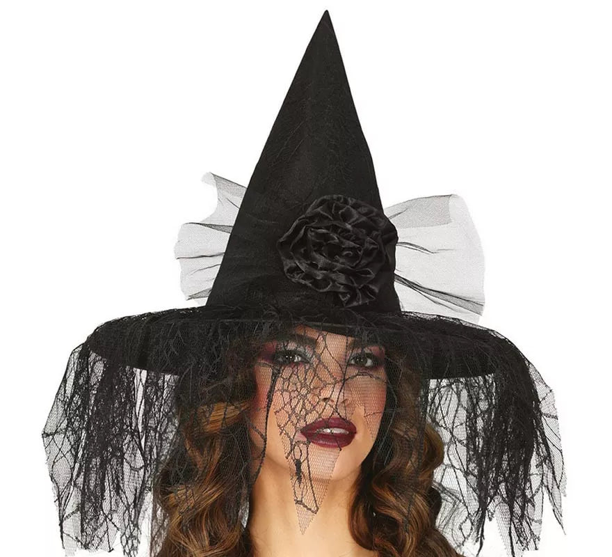 Translation missing: es.Sombrero de Bruja con Flor