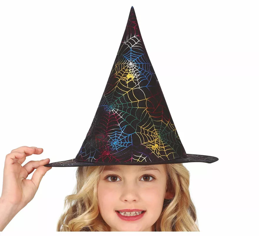 Translation missing: es.Sombrero de Bruja con Telaraña Infantil
