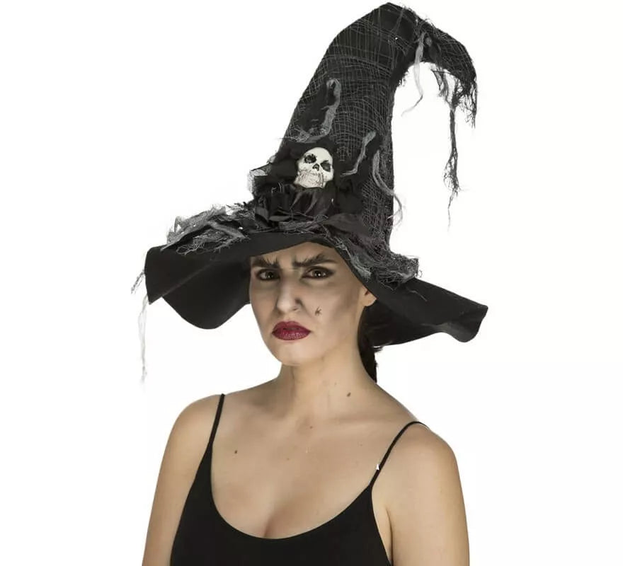Translation missing: es.Sombrero de Bruja Desgastado con Calavera