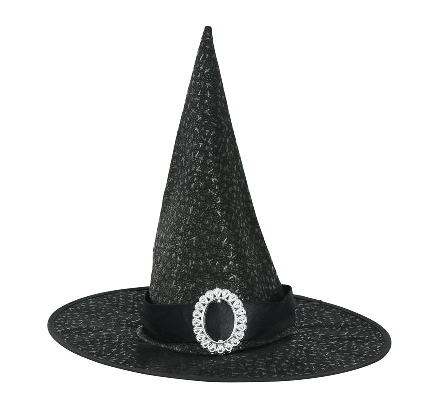 Translation missing: es.Sombrero de Bruja Negro con Hebilla