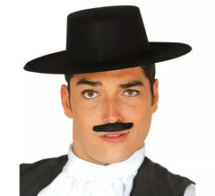 Sombrero de Cordobés flocado negro