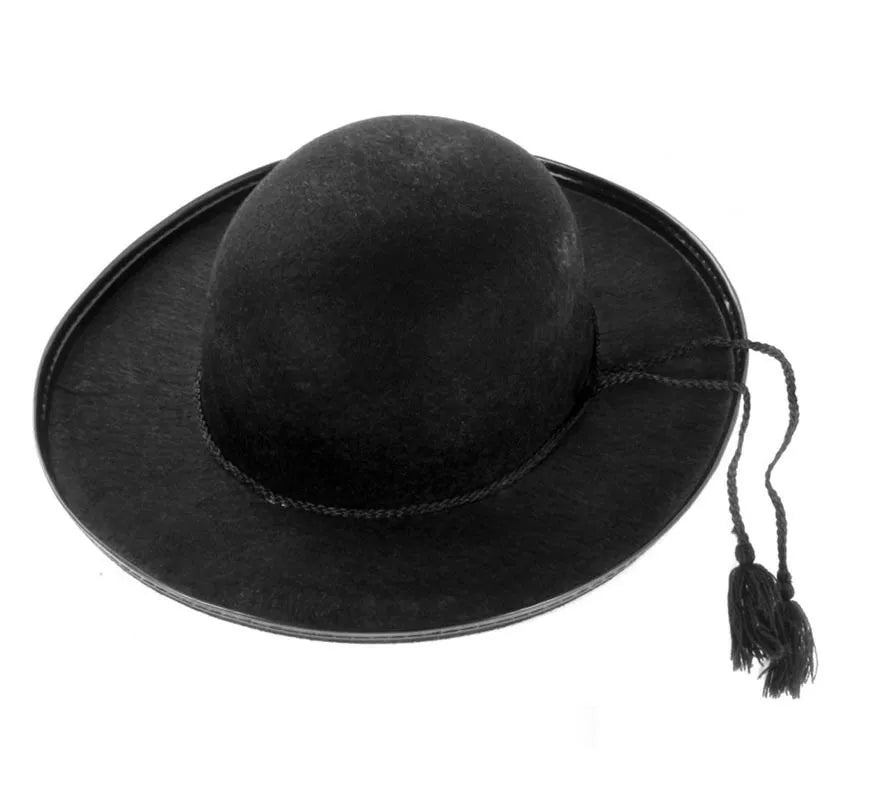 Translation missing: es.Sombrero de Cura negro adulto