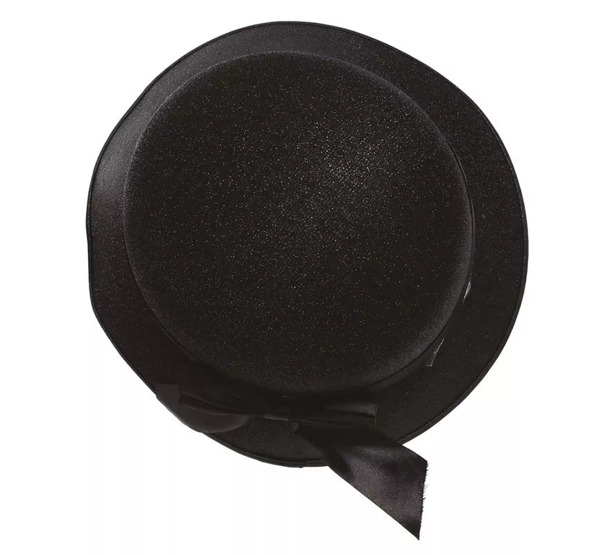 Translation missing: es.Sombrero de Dama Años 20 Negro con Lazo