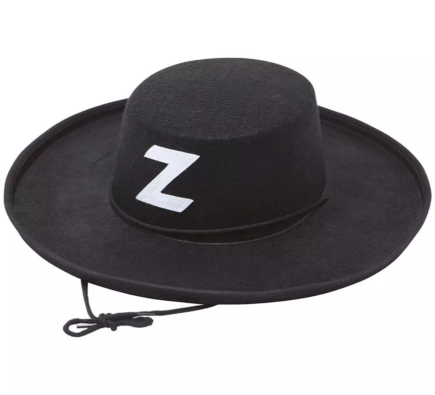 Translation missing: es.Sombrero de El Zorro de fieltro negro