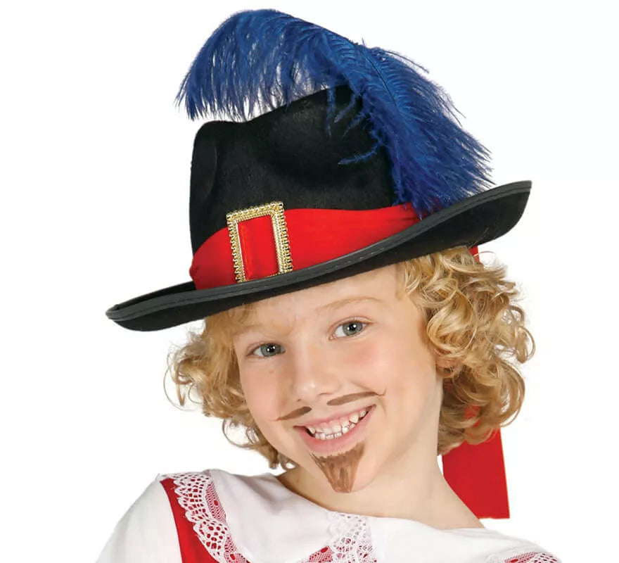 Translation missing: es.Sombrero de fieltro Mosquetero infantil