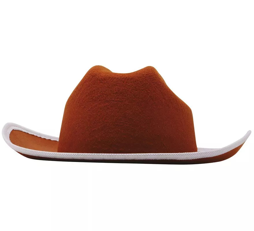 Translation missing: es.Sombrero de fieltro Vaquero infantil marrón