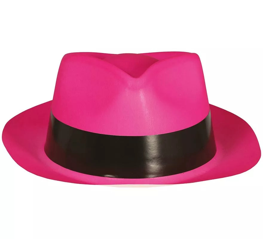 Translation missing: es.Sombrero de Gangster de plástico colores surtidos