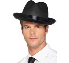 Sombrero de Gánster Negro