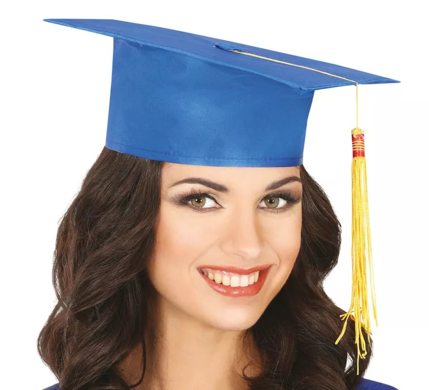 Translation missing: es.Sombrero de Graduado azul adulto