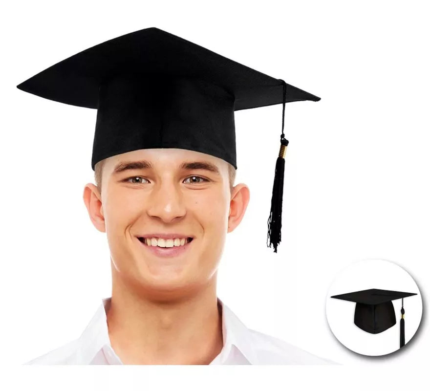 Translation missing: es.Sombrero de Graduado o birrete con tela adulto