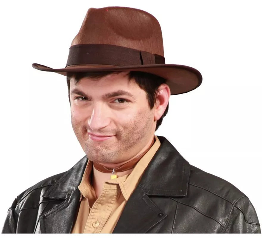 Translation missing: es.Sombrero de Indiana Jones y Freddy para adultos