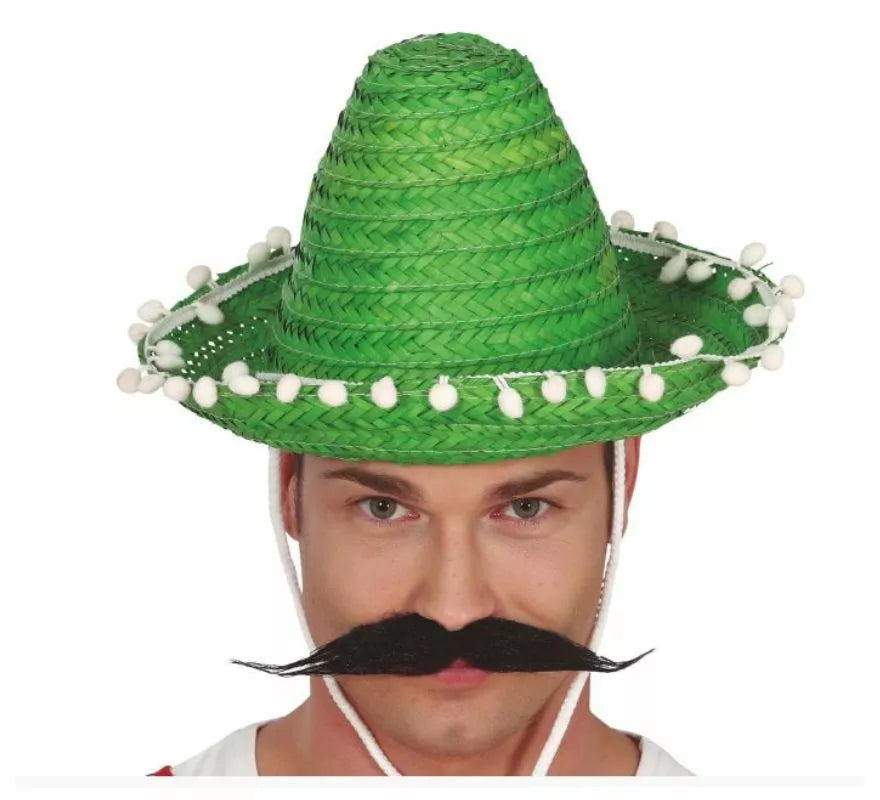 Translation missing: es.Sombrero de Mexicano con Borlas en varios colores de 33 cm