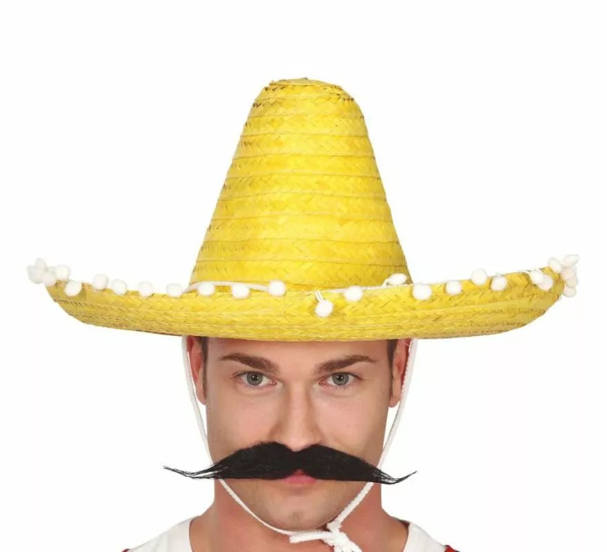 Translation missing: es.Sombrero de Mexicano con Borlas en varios colores de 45 cm