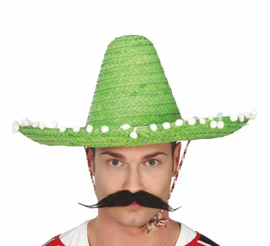 Translation missing: es.Sombrero de Mexicano con Borlas en varios colores de 45 cm