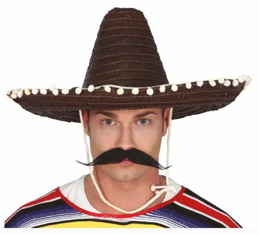 Translation missing: es.Sombrero de Mexicano con Borlas en varios colores de 50 cm
